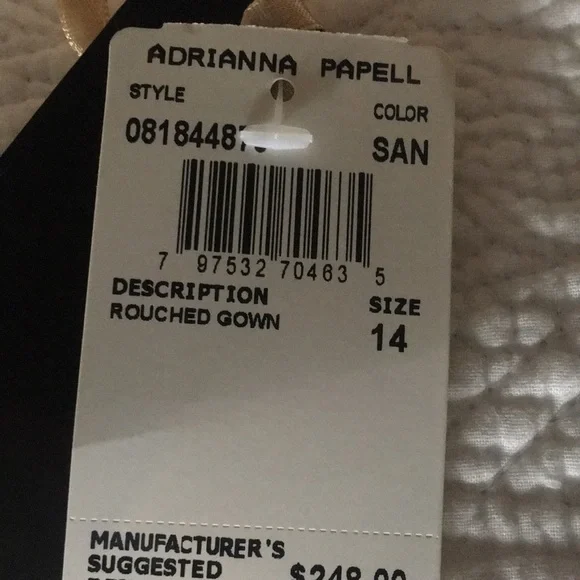 Adrianna Papell Rouched taffeta gown - Picture 13 of 13